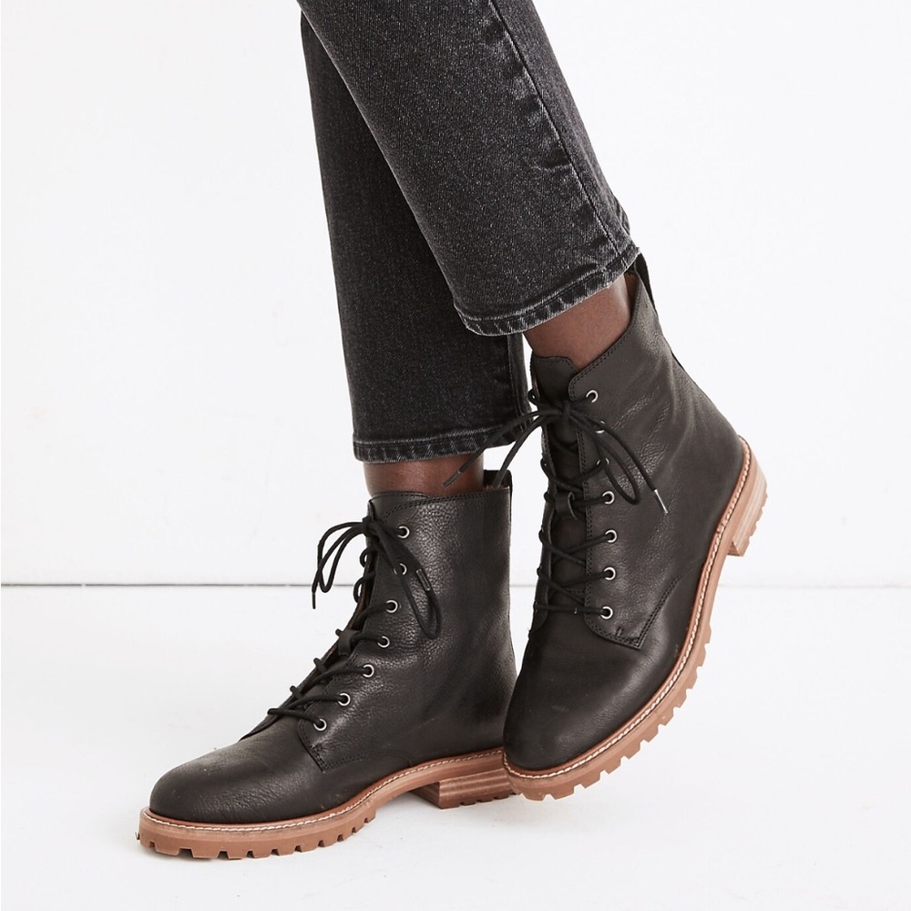 Madewell the Clair lace up boot size 6.5